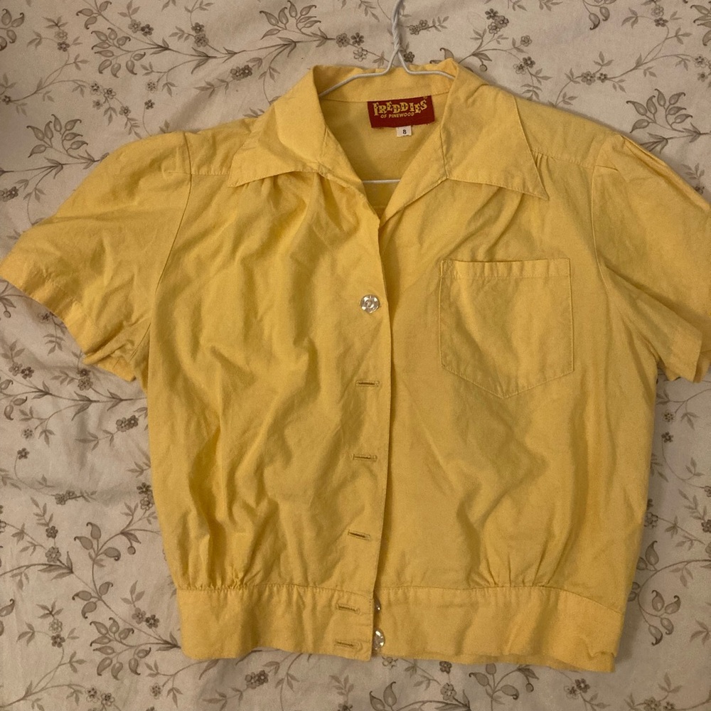 Freddies of Pinewood Work Blouse, size UK 8.